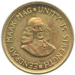 SÜDAFRIKA: 1966, 2 Rand Gold, Springbock, 7,32gr. fein, Erh. ...