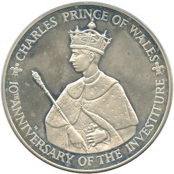 JAMAIKA: 1979, 25 Dollar Silber, 136 gr. 925er, 10. Jahrestag ...