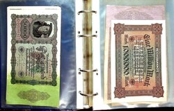 DEUTSCHLAND: ca. 1910/1923, Lot mit 42 Geldscheinen/Banknoten in ...