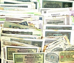DEUTSCHLAND: Posten mit einigen 100 Banknoten etc. aus ca. 1900/1945, ...