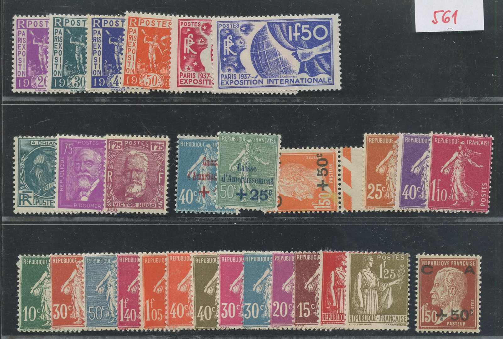1921-43, Lot mit 50 Marken, n.A. Mi.1.600,-Automatically generated ...
