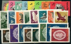 1959-60, Nr. 1593-1600, 1642-49, 1660-67, 3 kpl. Sätze ungezähnt, ...