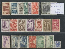 1921-43, Lot mit 50 Marken, n.A. Mi.1.600,-Automatically generated ...
