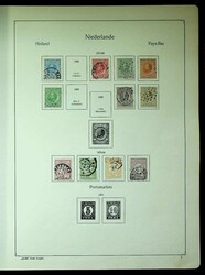 1852-1960, Schraubbinder mit Sammlung auf Blätter, viele gute Werte ...