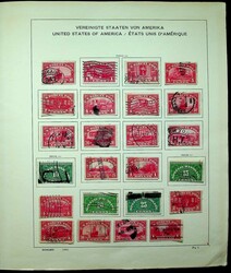 USA, 1865-1973, spezialisierte Sammlung mit Paketmarken, ...