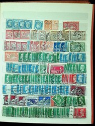 1855-1965, uriger Dublettenbestand im Steckbuch, hohe ...