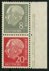 1420: ドイツ連邦共和国 - Se-tenant prints