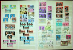 Steckbuch mit Sammlungsposten, sehr vielseitig, Sätze, Blöcke ...