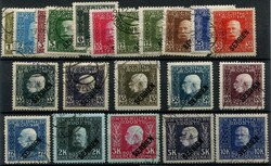 1916, Kaiser Franz Joseph, kpl. Satz, Mi.160,-