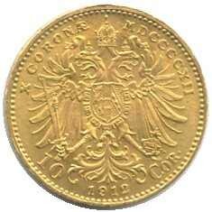 1912, 10 Kronen Gold, Franz Joseph, 3,045gr. fein, Erh. ...