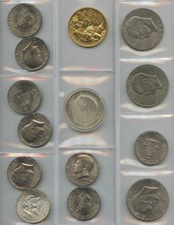 1919/2000, Album mit über 100 Münzen aus aller Welt, viel Amerika, ...