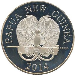 PAPUA Neuguinea: 2014, 2 Kina Silber, Komponisten Richard Strauss, ...
