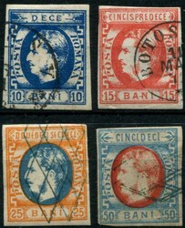 1869, 10, 15, 25, 50 B., je voll-, meist breitrandig, Pracht, klare ...