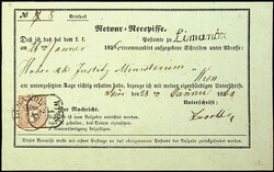 1858, 10 Kr., klarer K2 "LIMANOW" (selt. Gallzien-Stpl.) und Ra. ...