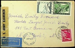 1946, 3 S., 5 und 40 gr., klar "LINZ (DONAU)-5.8.46", saub. ...