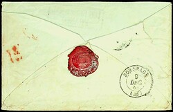 "WARSZAWA", roter K1, sehr klar und rot "FRANCO" mit Ra. "AUS ...