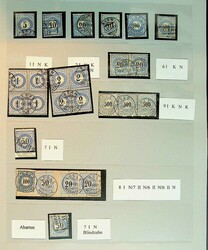 1878-1938, Album mit Sammlung Portomarken, n.A. SBK ca. 6.500,-SFR