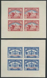 1938, kl. Lot mit 8 Blockausgaben ungebraucht/postfr., dabei Bl. 1B, ...