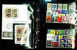 1920-87, Posten im Album mit einigen Marken und FDCAutomatically ...