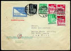 1310: Bizone Airmail-Admission stamp