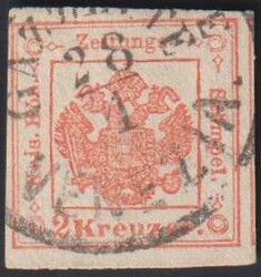 4775: Lombardy Venetia Newspaper Tax Stamps