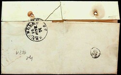 1868, 7 KR. blau, gut gezähnt, klarer K1 "HEIDELBERG-STADT-POST", ...