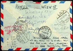 1952, 7 S. und Paar 70 gr. Trachten, klar "Wien-8.3.55" auf ...