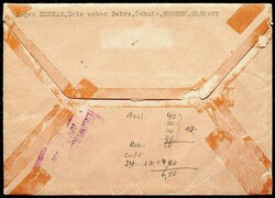 1954, 2 DM, senkr. 3er-Streifen (1 Wert Zahnfehler) mit Heuss 10 Pf. ...