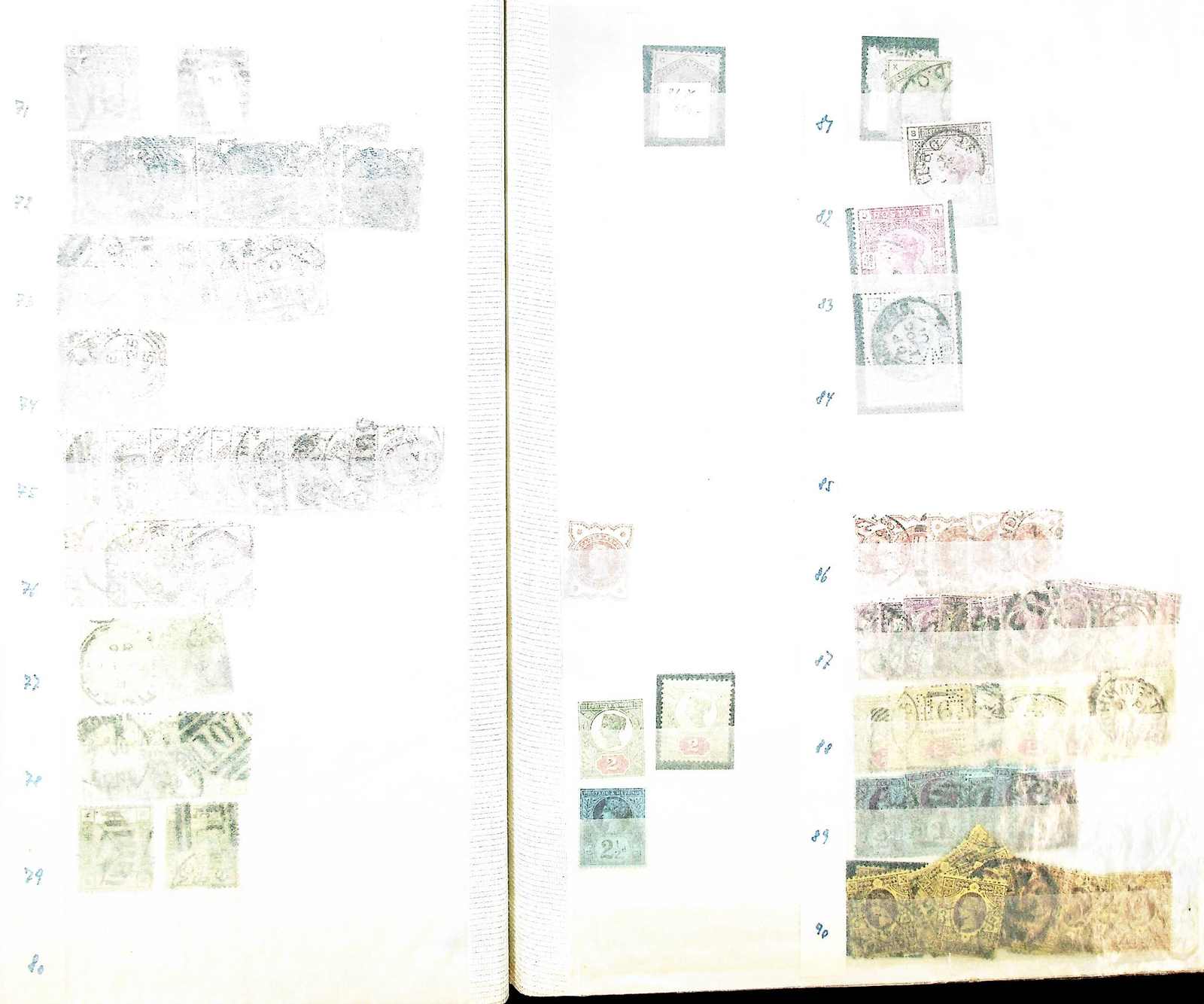 1841-1967, gut besetztes, meist gest. Lagerbuch mit vielen besseren ...