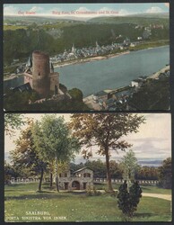 DEUTSCHLAND, 1909-21, Posten von 46 Ansichtskarten Topographie Dt. ...