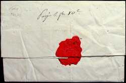 "Bludenz in Vorarlberg", hs. auf kpl. Wert-Fahrpost-Brief 1829, kp. ...