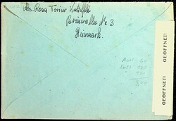 1945, 3 S., klar "Knittelfeld-15.4.47" auf saub. Luftpost-Brief nach ...