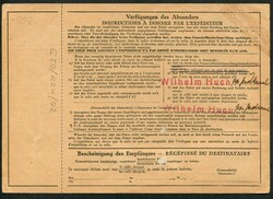 1948, 5 DM, Type 1 (kurze Treppe) mit 80 Pf.., MiF 5 Pf. Posthorn, ...