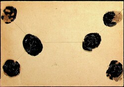 1951, 30 Pf., 2 x 50 Pf. (1 Wert winziger Mgl.), klar Hirzenhain ...