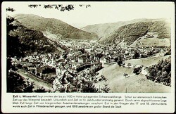 1951, 10 und 25 Pf. Posthorn, klar "Zell (Wiesenthal)-13.5.54" auf ...