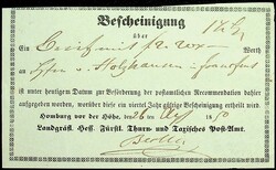 95: 旧ドイツ・トゥルン・ウント・タクシス - Pre-philately