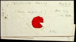 "GLUCKSTADT", klarer L1 (40 x 5 mm), Literatur bisher unbekannt und ...