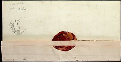 "WANDSBECK-14.4.1864", roter K1, klar, kpl. Pracht-Bf., voller Inhalt ...