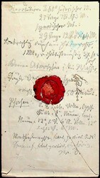 1869, 1 Gr. 3er-Streifen (2 Werte kleine Zahnfehler), klarer K1 ...
