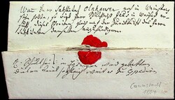 "Cannstadt", früher, kpl. Pracht-Brief 1804 (2 Seiten Text) nach ...