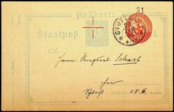 140: Imperio alemán Correo de la ciudad