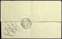 1870, 10 C., links winzig berührt - sonst sehr breitrandig mit 20 C. ...