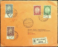 1933, Heiliges Jahr, 4 Werte kpl., klar gest. (21.4.33), sauberer ...