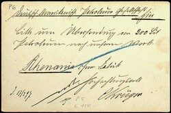 "Dortmund", 1897, 3 Pf., saubere Bedarfs-GSK, klar ...