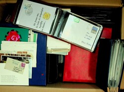 ca. 1900-2019, 17 Briefealben mit Belegen, FDC, auch einige ...