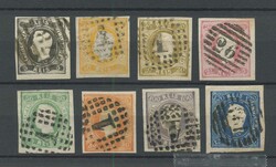 1862, Freimarken, kpl. Satz, etwas unterschiedlich erhalten, Mi.750 ...