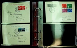 1859-1996, Partie im Album, Marken, Briefe, Stempel, GA, BP, Flug, ...