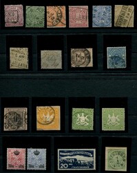 1849-1920, Partie meist auf Steckkarten, teils unterschiedlich, ...