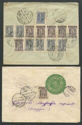 1898-1984, kleine Partie mit Briefen, Marken, teils alte Auktionslose ...