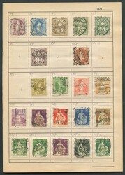 1850-1980, 5 alte Auswahlhefte, u.a. Rayon II, 2 Strubel, etc., ...
